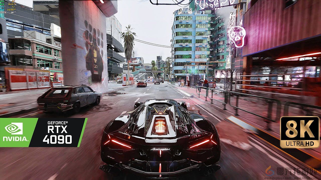 《赛博朋克2077》安装300个MOD之后是这样的(图1)