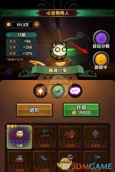 迷雾大陆宠物跟随方法(图4) 迷雾大陆宠物跟随方法(图4)