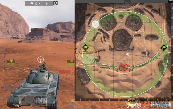 坦克连坦克四周不同圆圈距离解析(图4) 坦克连坦克四周不同圆圈距离解析(图4)