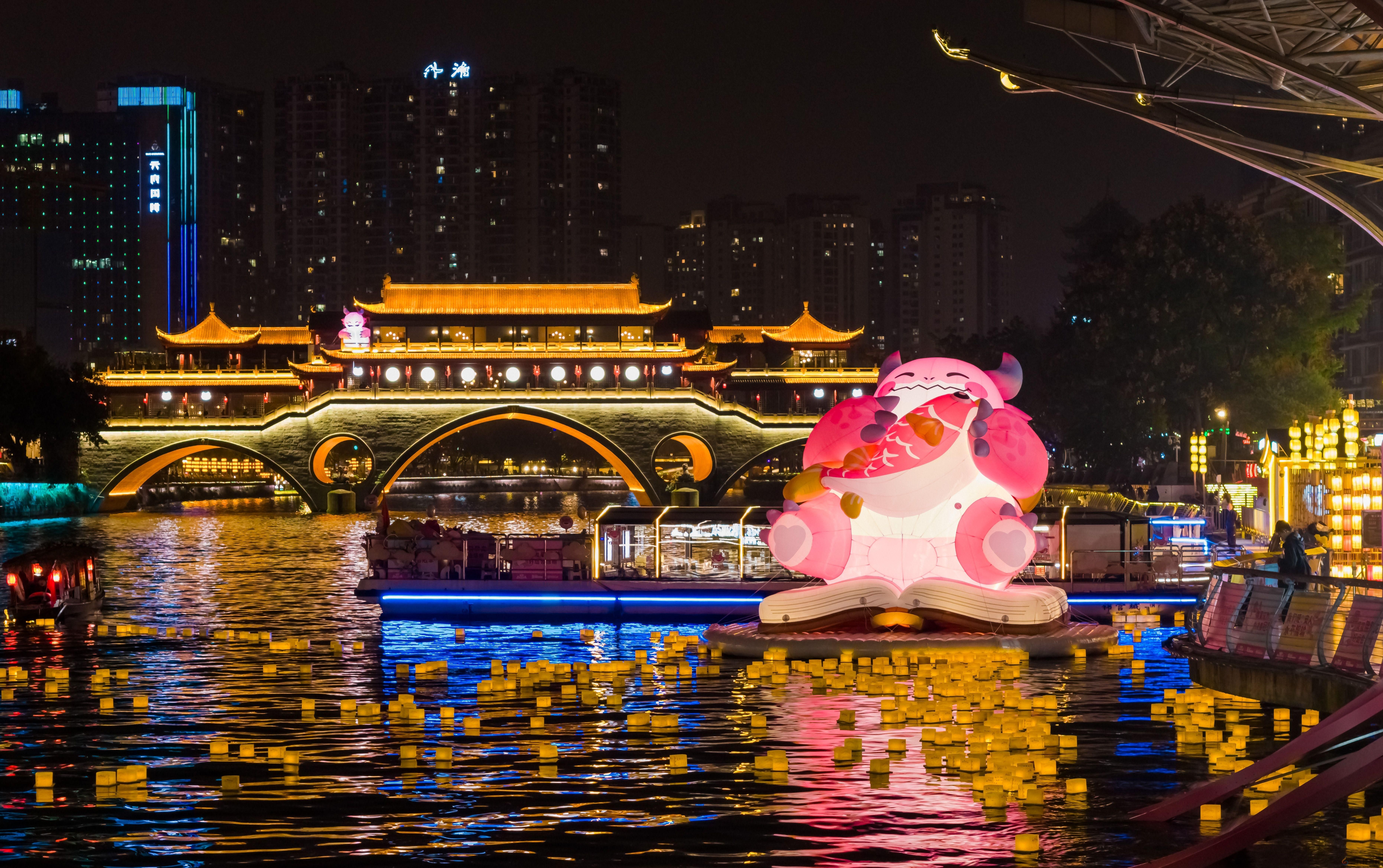 电竞与城市文化全城开运  胖胖龙好运乐园燃动成都(图19)