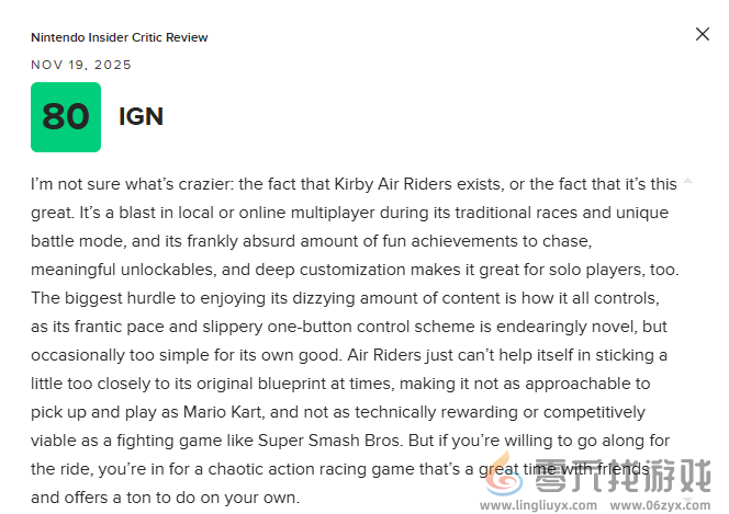 《星之卡比：空中骑士》M站均分78分：对原作理念的极致发挥(图4)